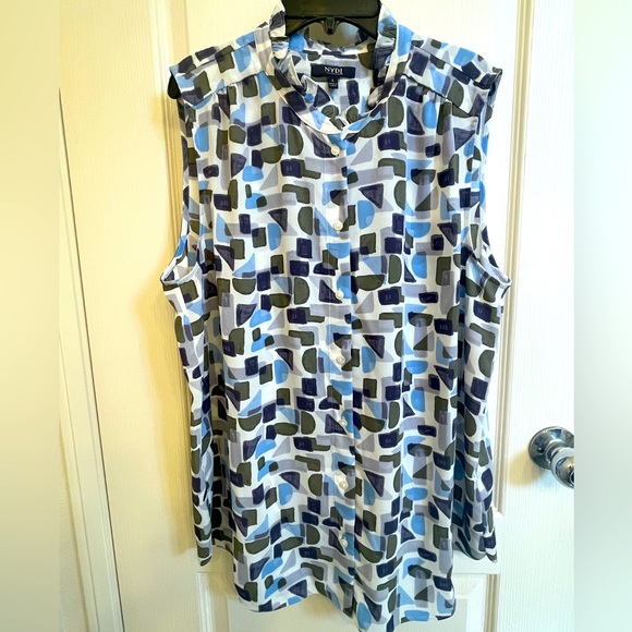 NYDJ Sleeveless Blouse - Picture 1 of 3